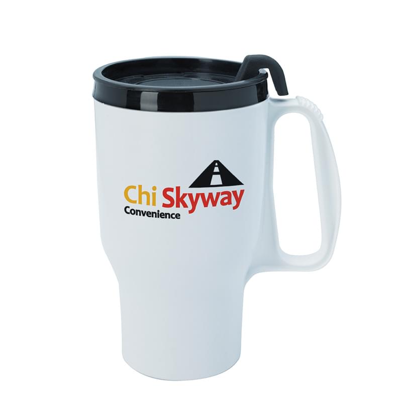 Budget Traveler Mug with Slider Lid - 16 oz.