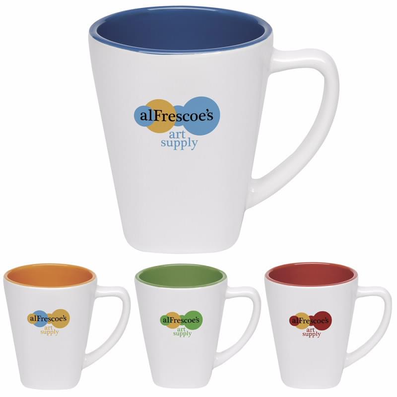 Two-Tone Square Mug - 14 oz.