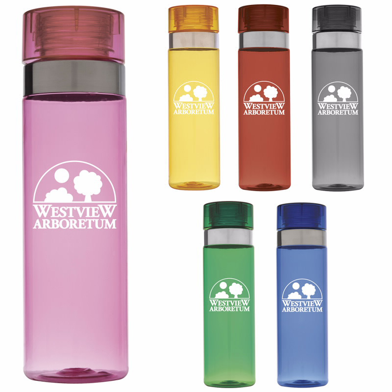 Sport Bottle with Metallic Ring - 28 oz.