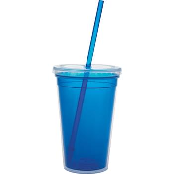 Double Wall Translucent Tumbler - 18 oz.