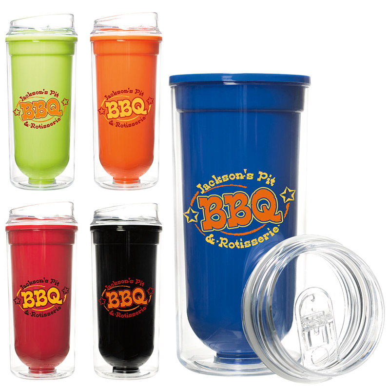 Double Wall Bright Tumbler - 16oz.