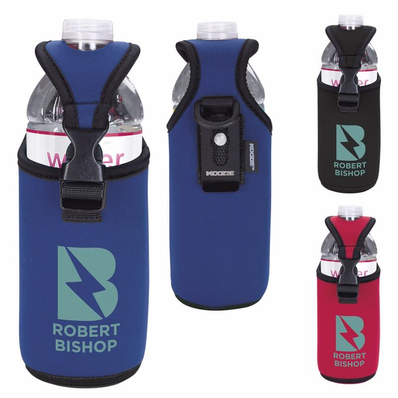 Koozie&#174 Bottle/Can Kooler with D-ring and Clip
