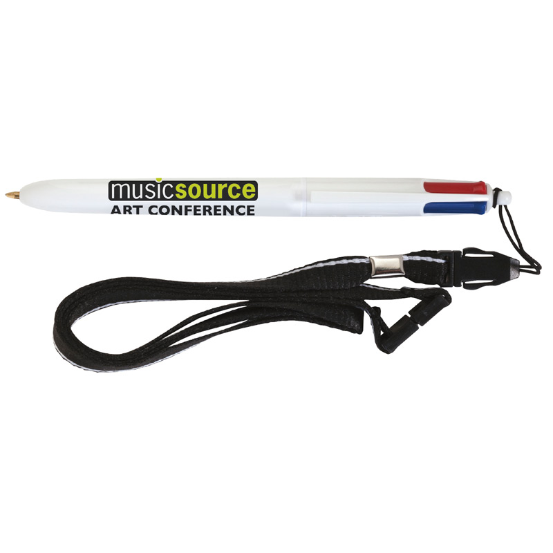 BIC &#174 4-Color? Pen with Lanyard