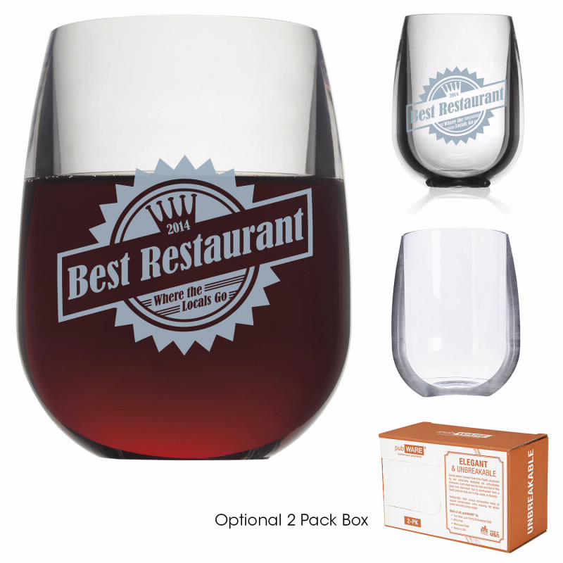 pubWARE Stemless Wine - 12 oz.