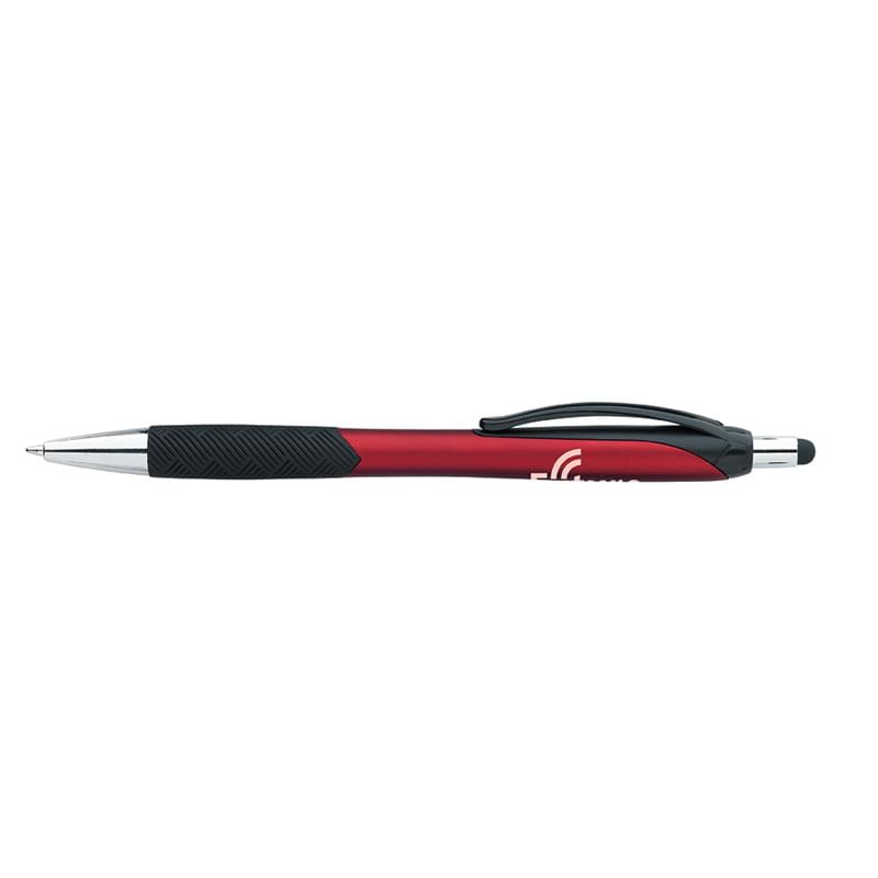 Metallic Pattern Grip Stylus Pen