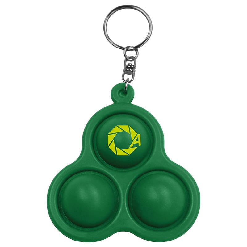 Pop 3 Bubbles Keychain