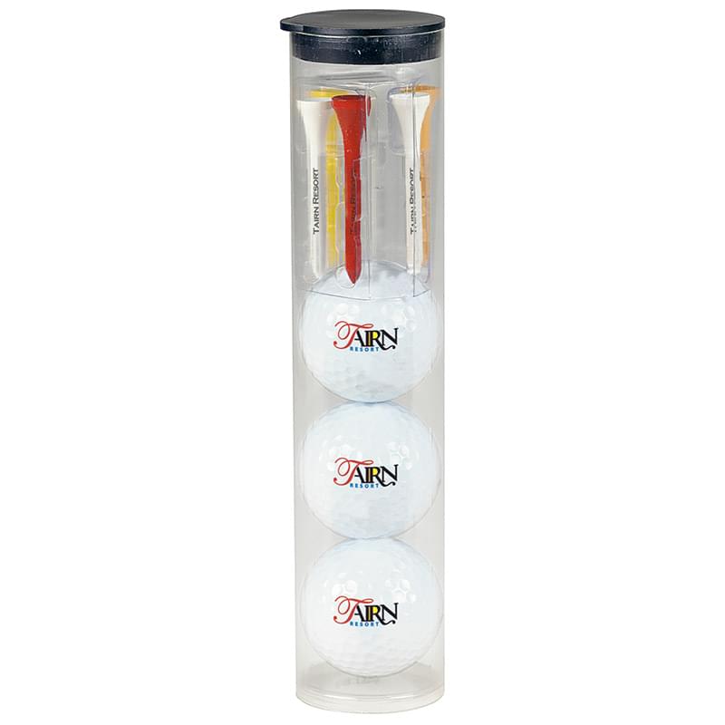 Par Pack with 3 Balls-N-Tees - Wilson Ultra 500