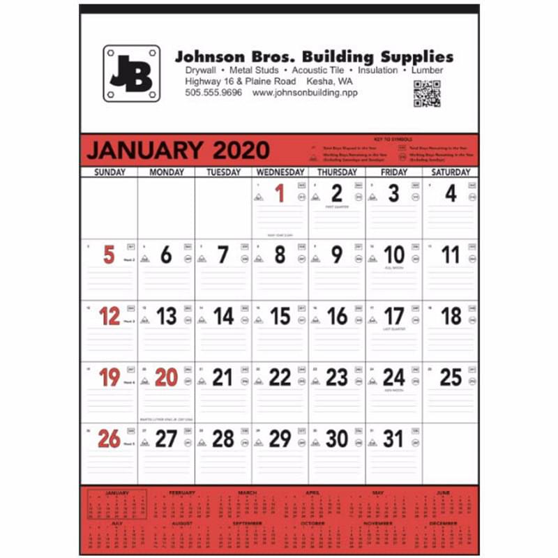 Red & Black Contractor's Memo (13-sheet)