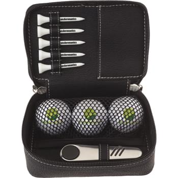 Zippered Golf Gift Kit Wilson Ultra 500 Jani King Servicewear