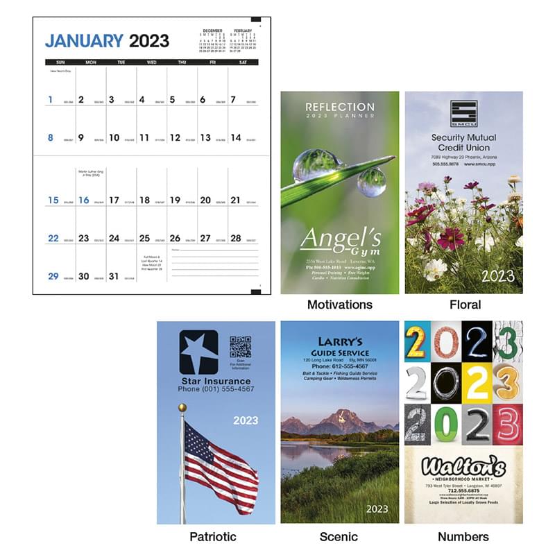 Colorful Impressions Monthly Pocket Planner