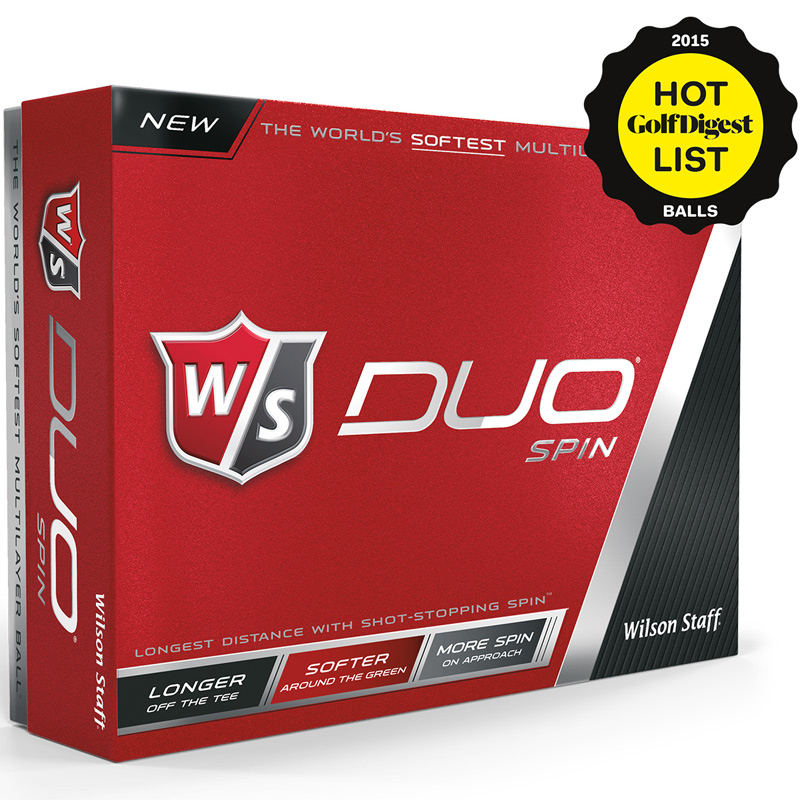 Wilson&#174 Staff Duo Spin Golf Ball Std Serv