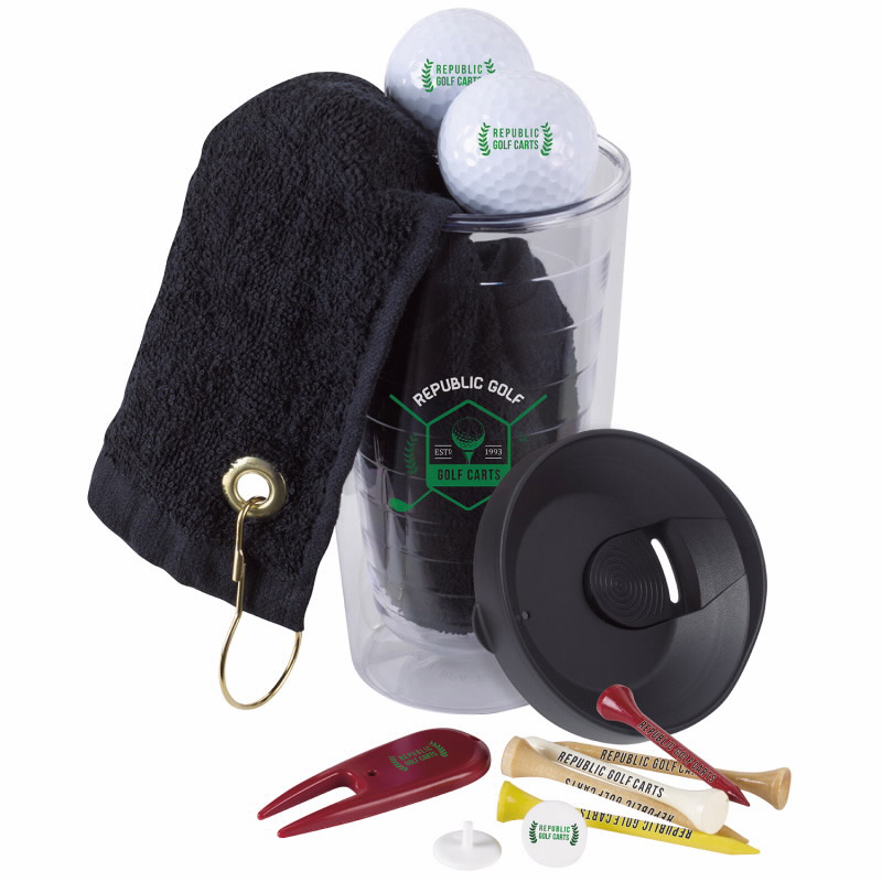 Tumbler n' Towel Golf Kit - Titleist&#174 DT&#174 TruSoft