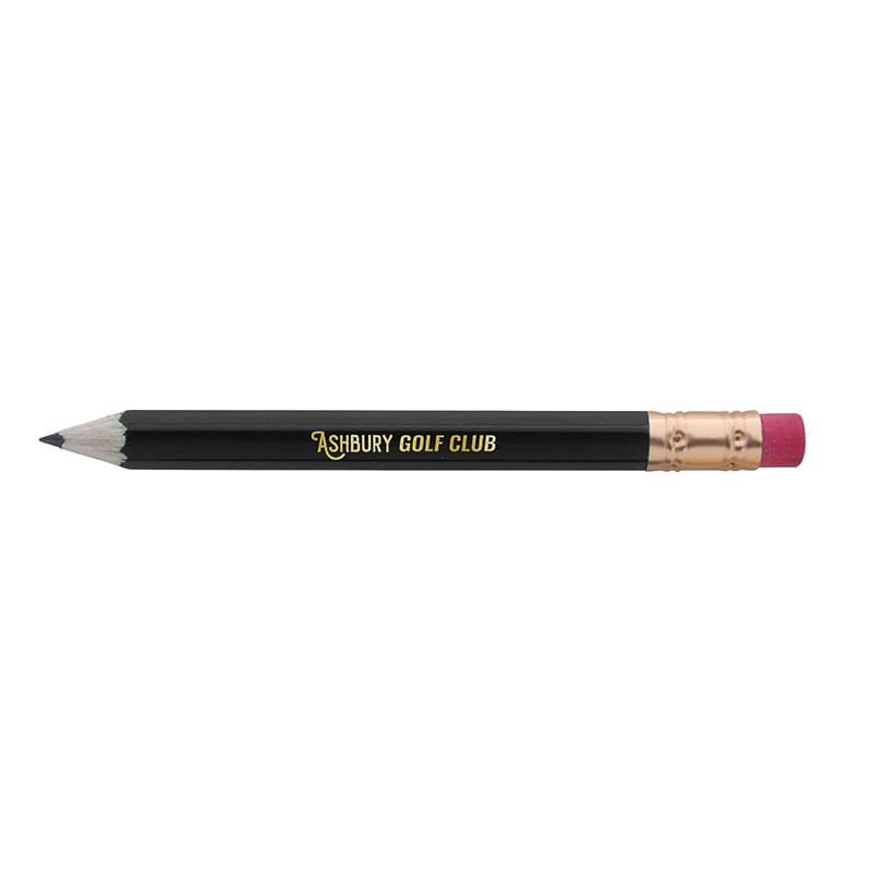 Hex Golf Pencil with Eraser