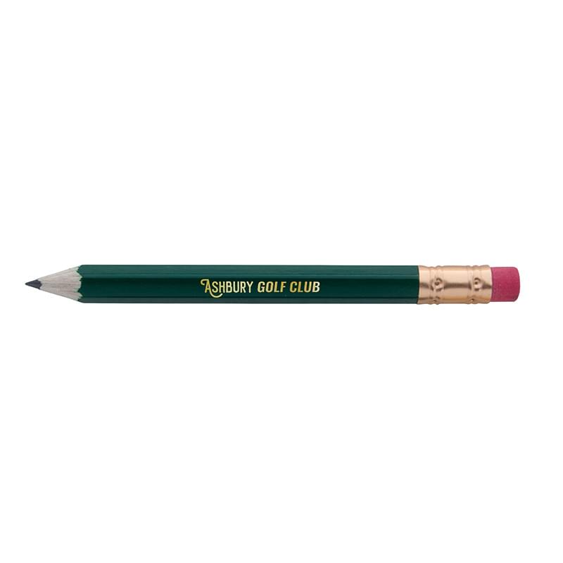 Hex Golf Pencil with Eraser