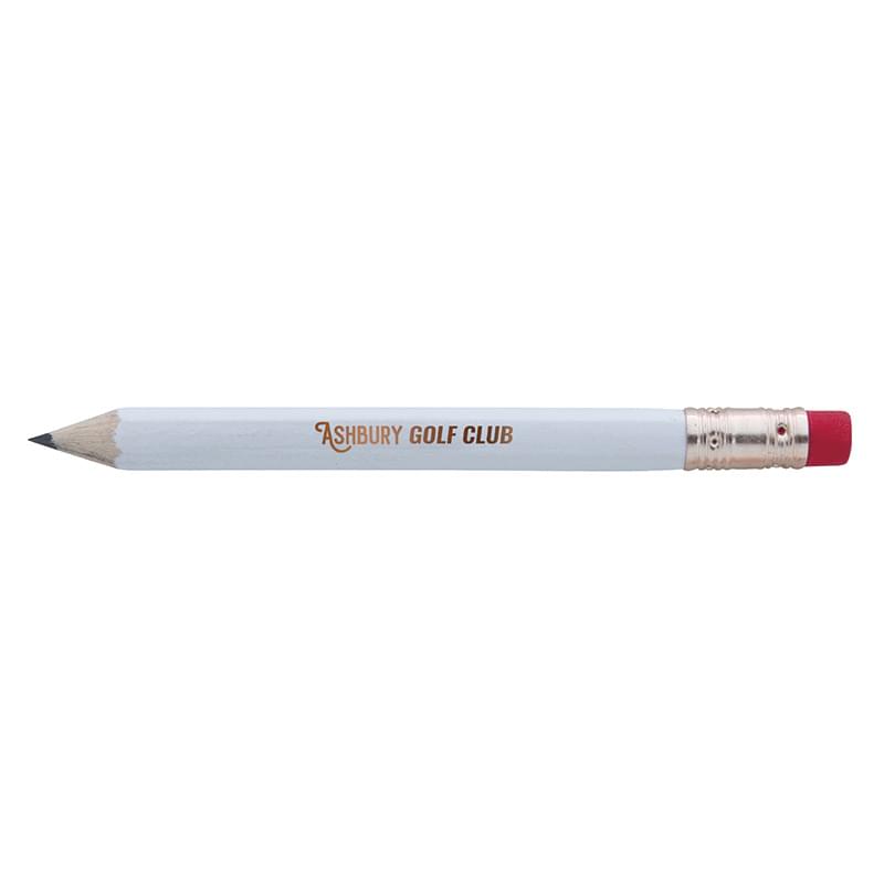 Hex Golf Pencil with Eraser