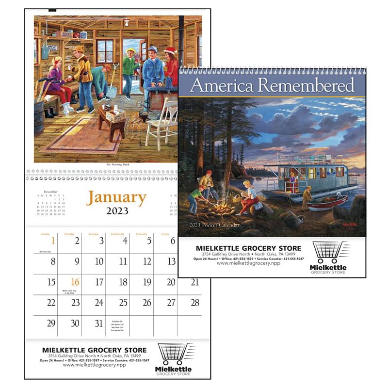 America Remembered Pocket Calendar