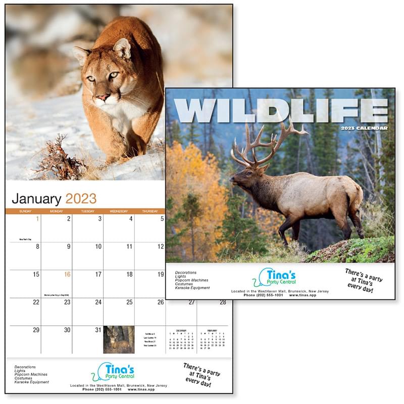 Wildlife Appointment Calendar