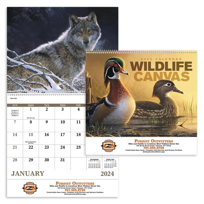 Wildlife Canvas - Spiral