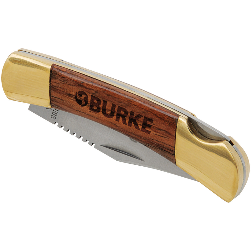 Small Rosewood Pocket Knife - Gold