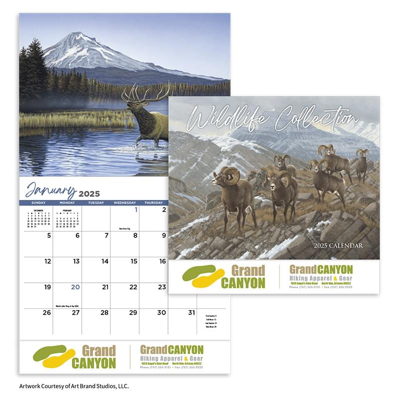Wildlife Collection Appointment Calendar