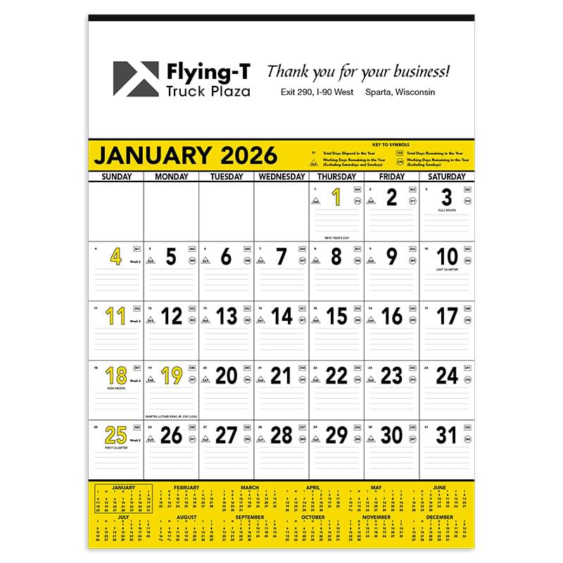 Yellow & Black Contractor's Memo (13-sheet)