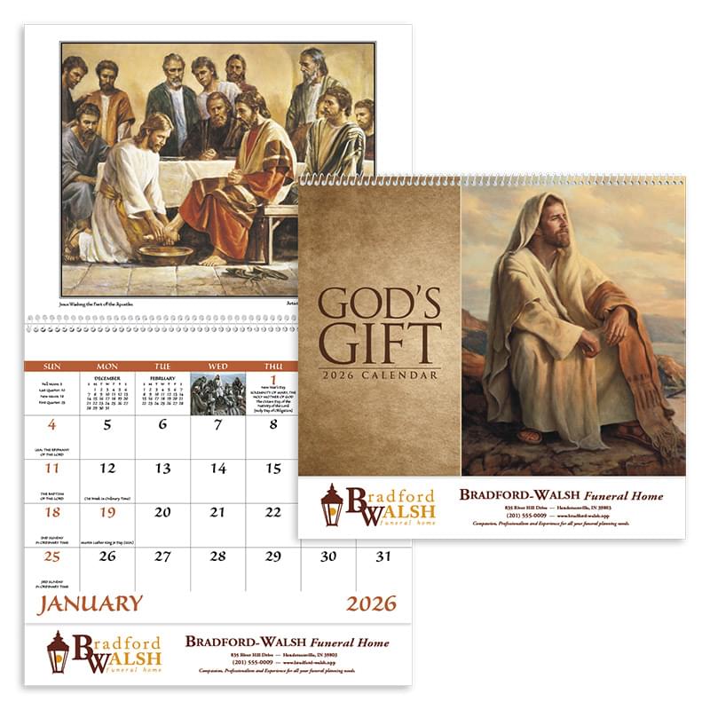 God's Gift w Funeral Pre-Planning Sheet - Spiral