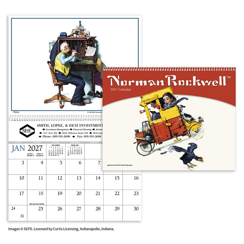 Rockwell Monthly Appointment Calendar	