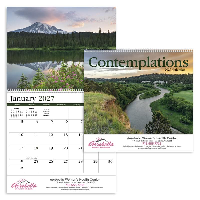 Contemplations Appointment Calendar - Spiral 