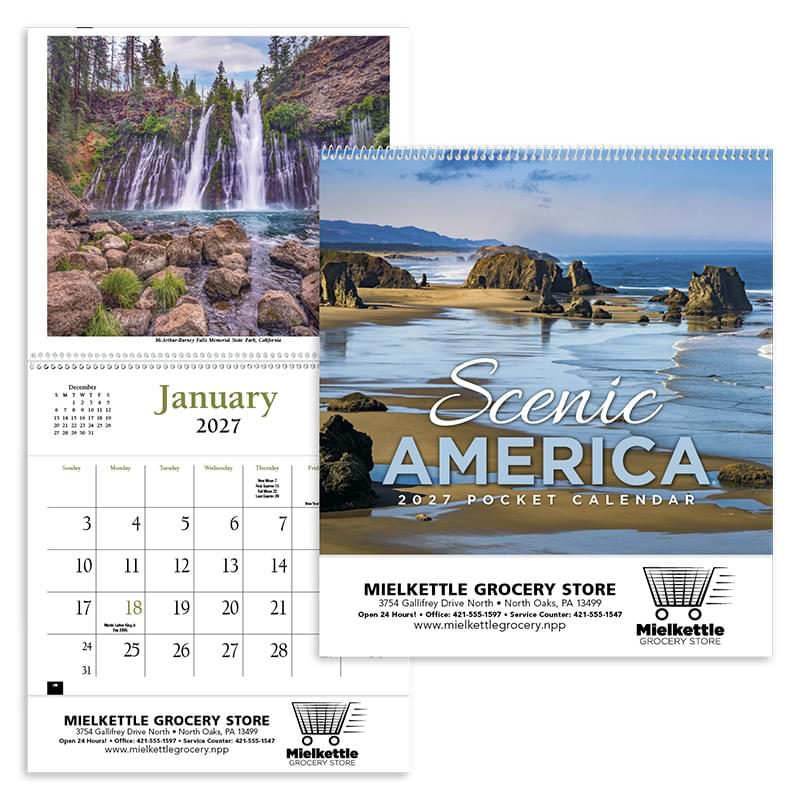 Scenic America&reg; Pocket Calendar