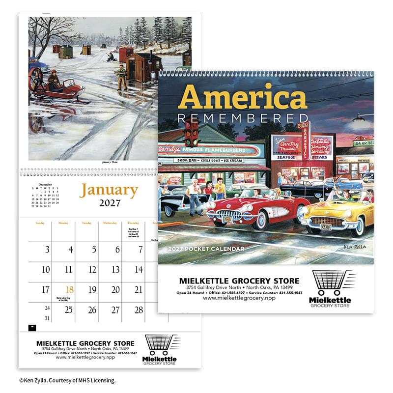 America Remembered Pocket Calendar