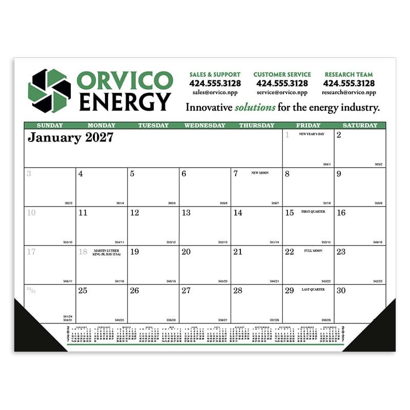 Skinner & Kennedy™ Desk Pad Calendar