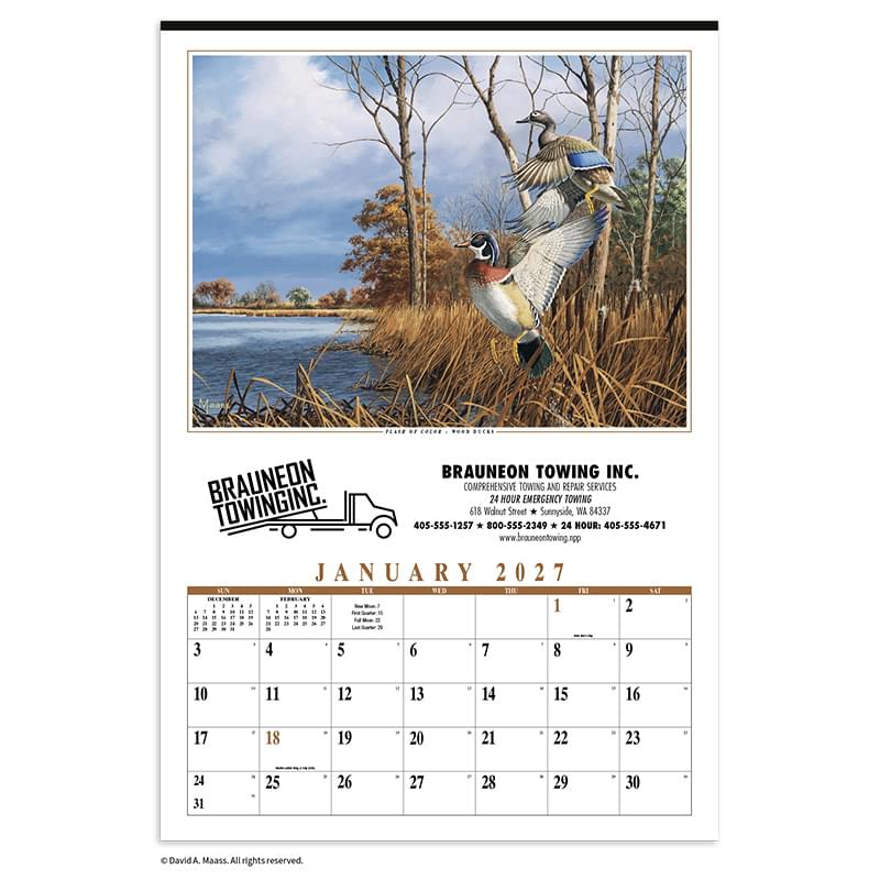 Maass Wildfowl&reg; Executive Calendar