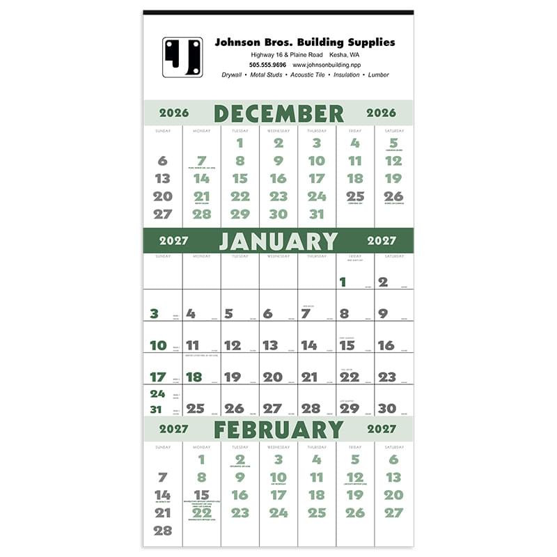 3-Month Planner (12 Sheet)