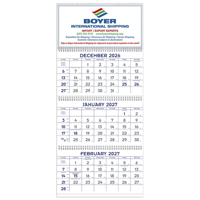 3-Month Planner (4-Sheet)