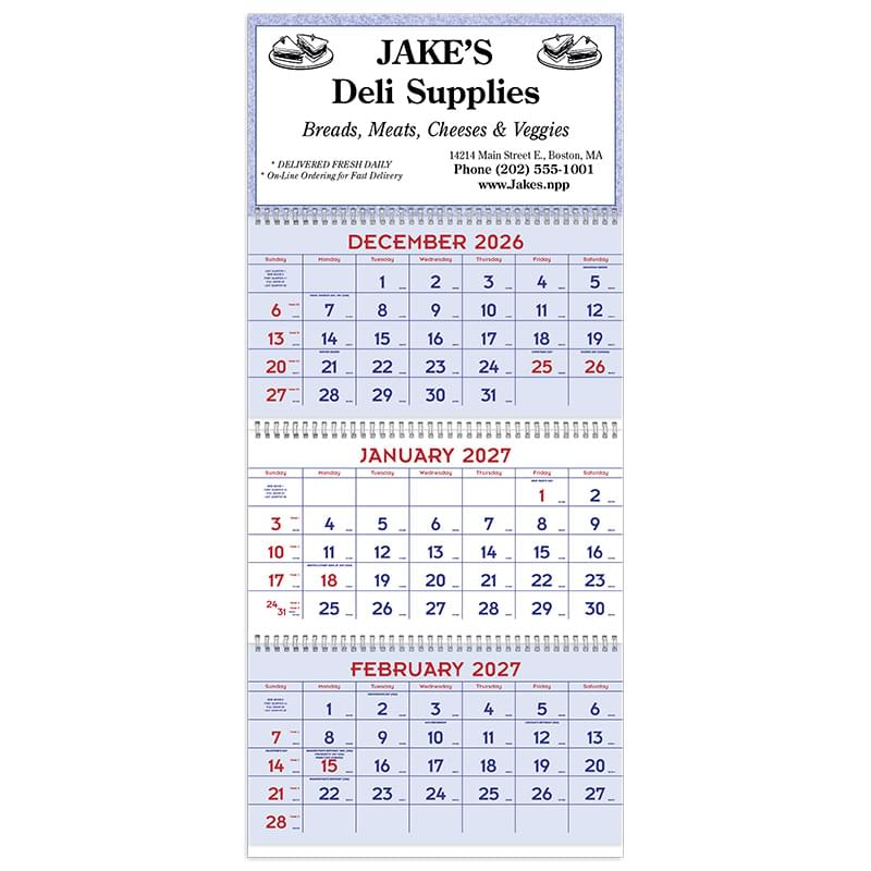 Red & Blue Commercial Planner