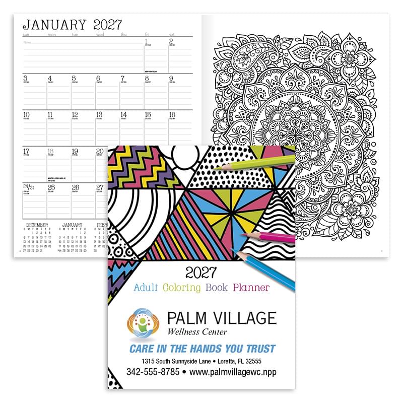 Adult Coloring Book Planner