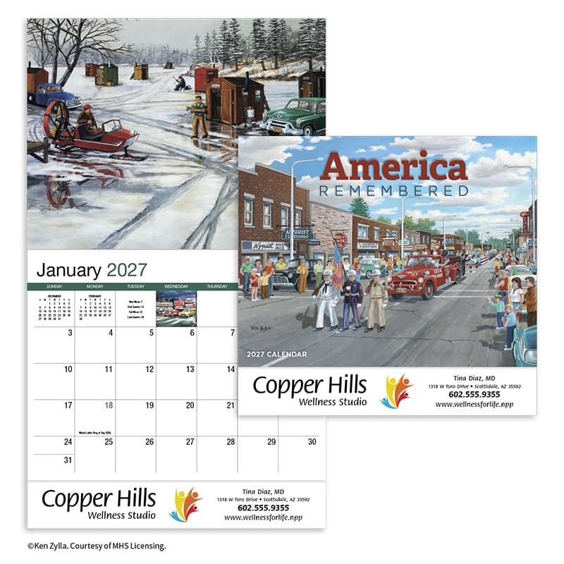 America Remembered Appointment Calendar