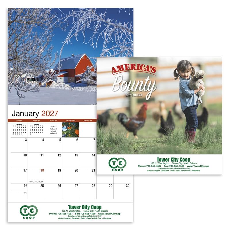 America's Bounty Appointment Calendar