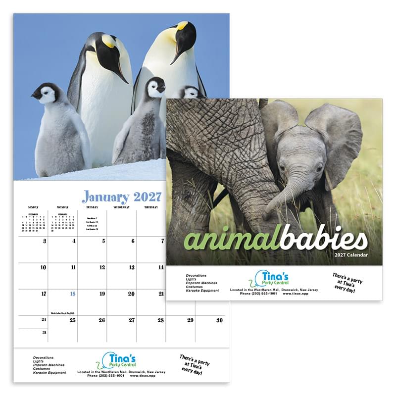 Animal Babies Appointment Calendar