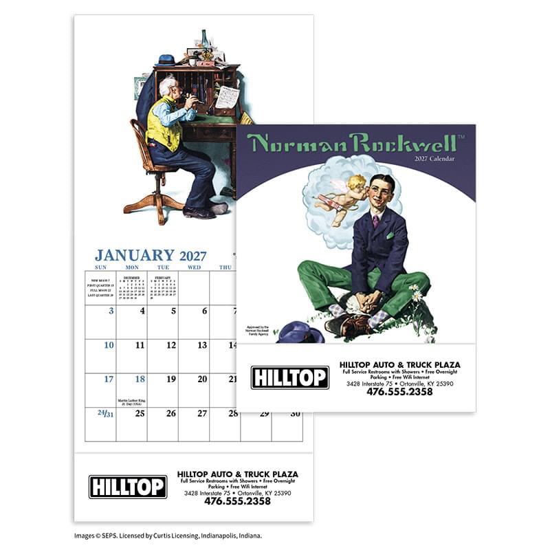 Norman Rockwell Mini Calendar	