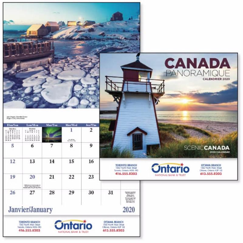 Canadian Scenic, French/English - Stapled