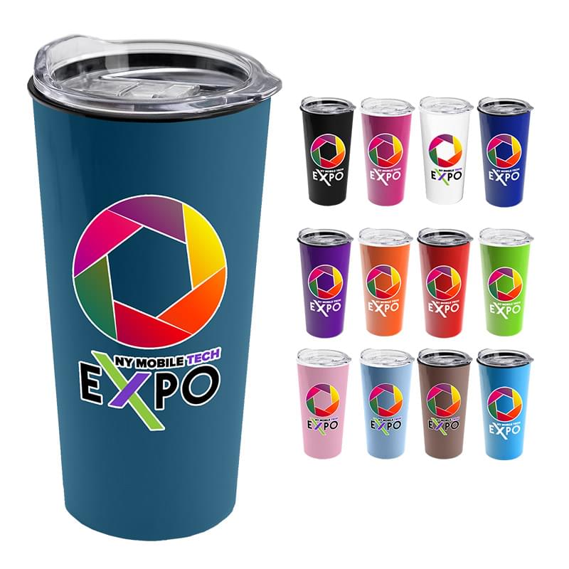 Garyline® Roadmaster Travel Tumbler with Clear Slider Lid - 18 oz.