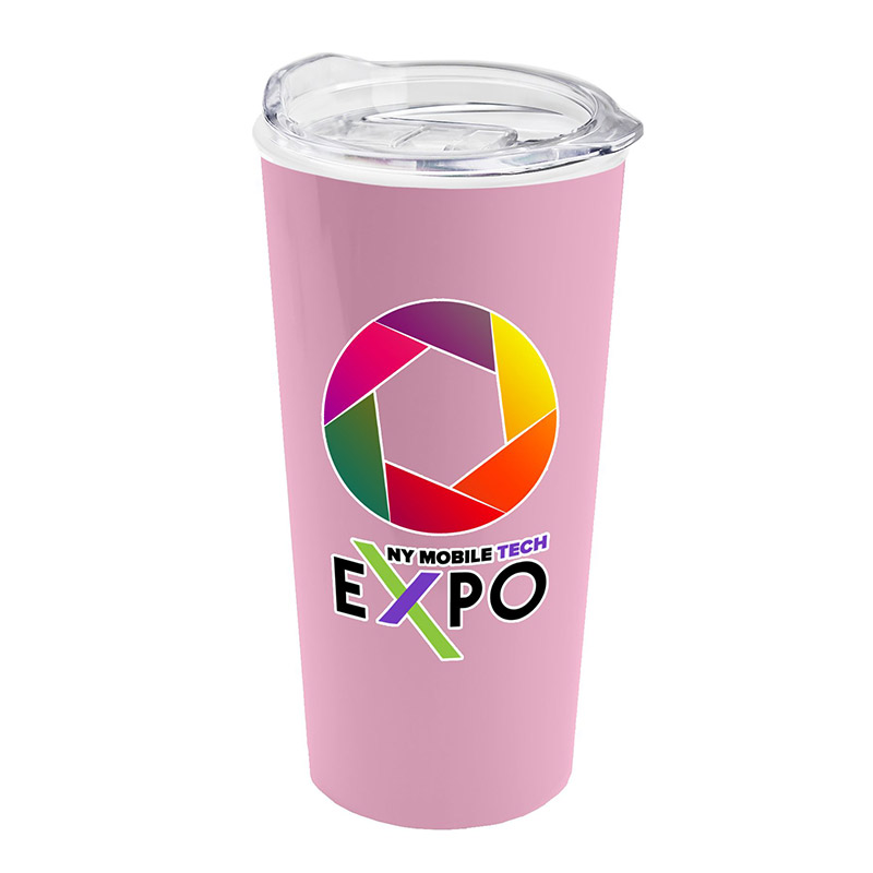 Garyline® Roadmaster Travel Tumbler with Clear Slider Lid - 18 oz.