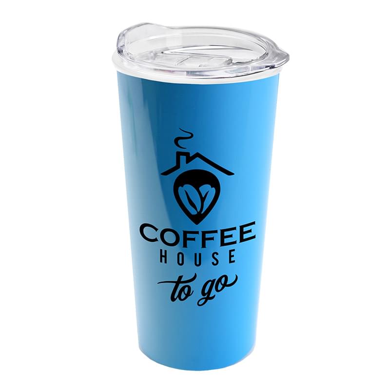 Garyline® Roadmaster Travel Tumbler with Clear Slider Lid - 18 oz.