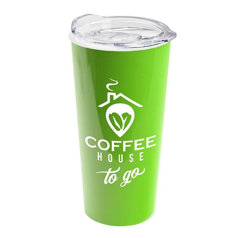 Garyline® Roadmaster Travel Tumbler with Clear Slider Lid - 18 oz.