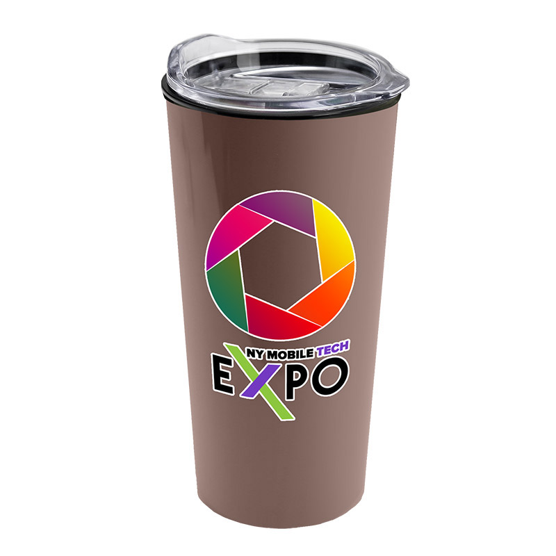 Garyline® Roadmaster Travel Tumbler with Clear Slider Lid - 18 oz.