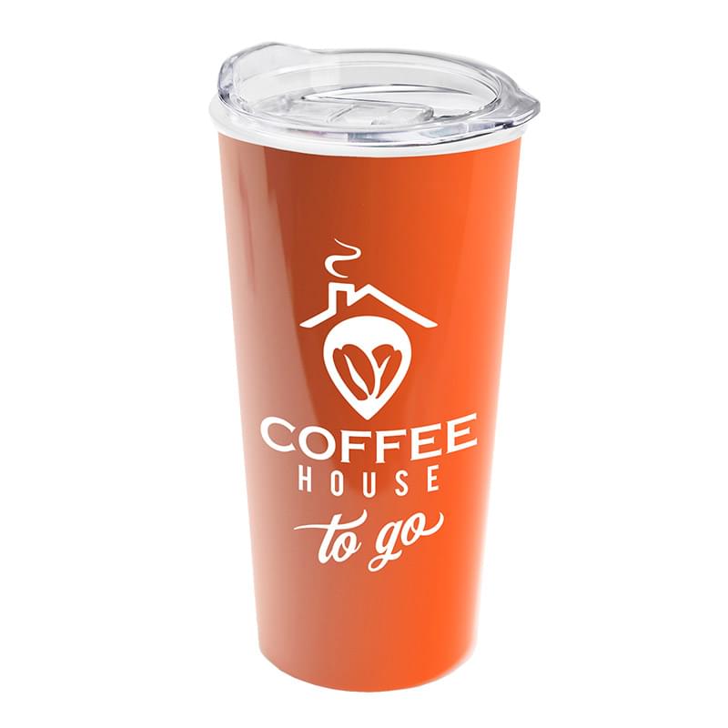 Garyline® Roadmaster Travel Tumbler with Clear Slider Lid - 18 oz.