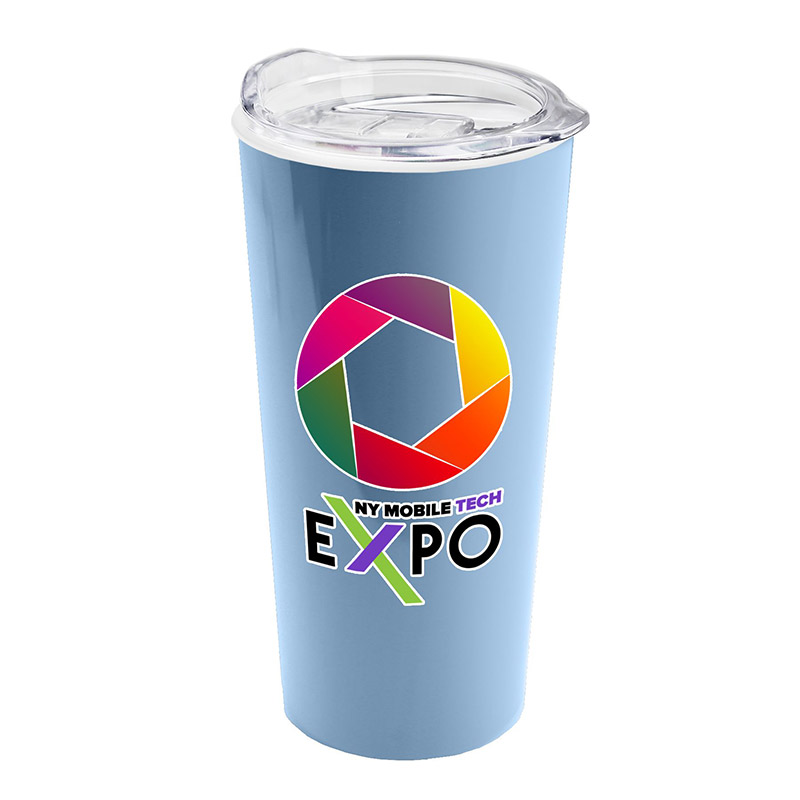 Garyline® Roadmaster Travel Tumbler with Clear Slider Lid - 18 oz.