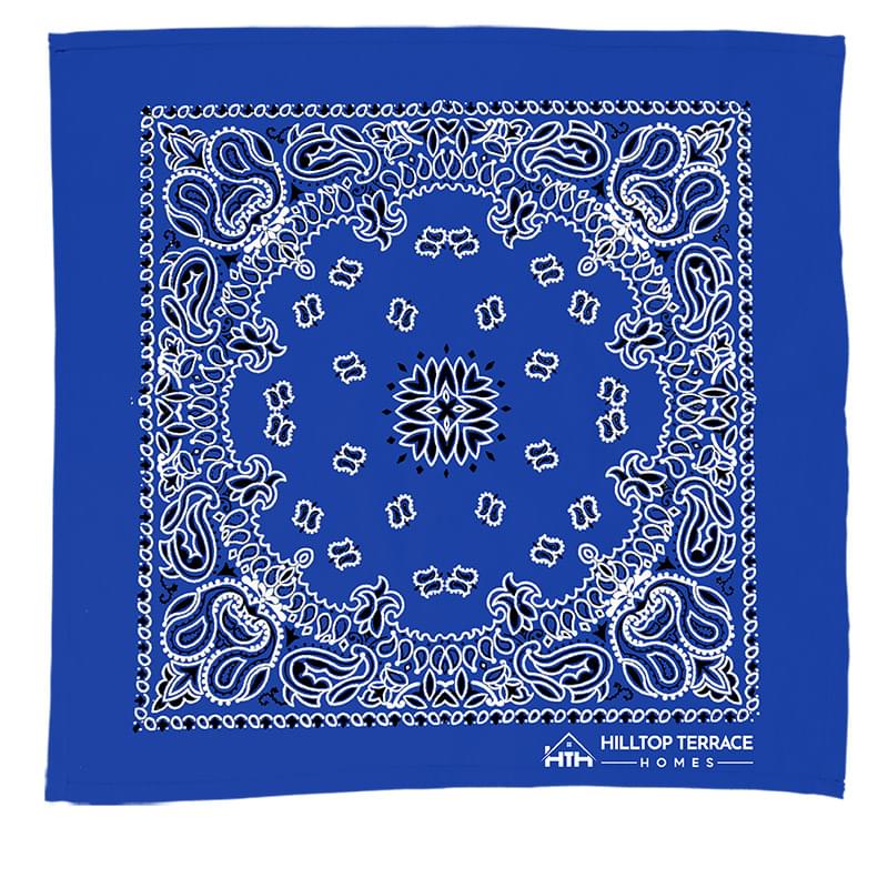 Garyline® 22" Bandana with Stock Paisley Pattern