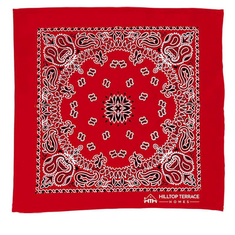Garyline® 22" Bandana with Stock Paisley Pattern